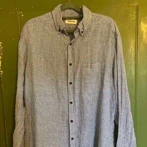 Taylor Stitch 42 large micro check linen button down